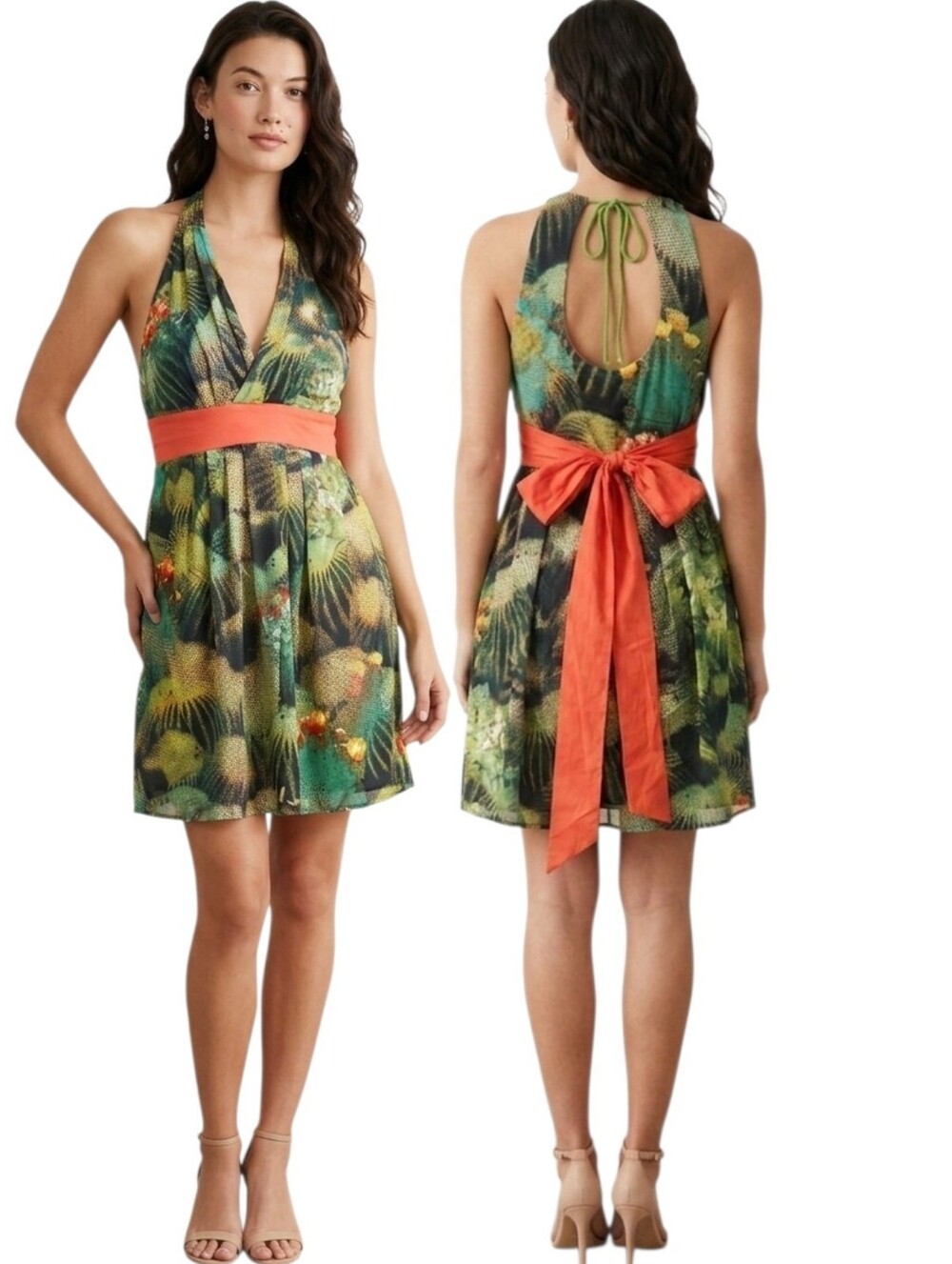 ANTHROPOLOGIE x EVA FRANCO "Oroya" Sleeveless Fit & Flare Dress - Size 4